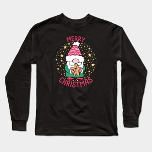 Merry Christmas gnome Long Sleeve T-Shirt